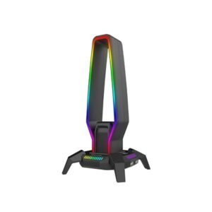 Marvo Scorpion HZ-10 Kobe 30 USB RGB Gaming Headset Stand and Hub (Black)