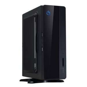 CIT MTX-007B Mini ITX Case 180W PSU Black Interior VESA Mountable