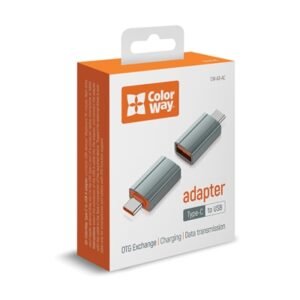 ColorWay Grey Adapter USB-A To Type-C