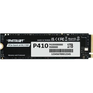 Patriot P410 (P410P1TBM28H) 1TB PCIe Gen4 x4 M.2 SSD ,  Read 5000MB/s, Write 4500MB/s, 5 Year Limited Warranty