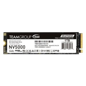 Team NV5000 (TM8FGM001T0C101) 1TB M.2 Interface, PCIe Gen4x4 with NVMe, 2280, Read 5000MB/s, Write 3000MB/s, 3 Year Warranty