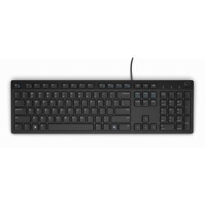 Dell KB216 Wired Multimedia Keyboard, Full-Size Keyboard, USB Plug-and-Play, Compatible with PC and Laptop, QWERTY, UK English Layout, Black