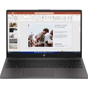 HP 255 G10 AK9V0AT#ABU Laptop, 15.6 Inch Full HD 1080p Screen, AMD Ryzen 5-7530U Processor, 16GB RAM, 512GB SSD, Windows 11 Home