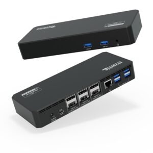 Plugable UD-6950PDZ USB-C Triple Monitor 4K 60W USB-C PD Docking Station