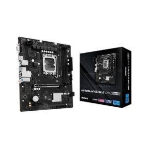 ASRock H610M-HVS/M.2 D5 GEN5 Intel 1700 Socket Motherboard, Micro-ATX, 2x DDR5 Slots, 1x M.2 Socket, GbE LAN, 1x D-Sub / 1x HDMI Port