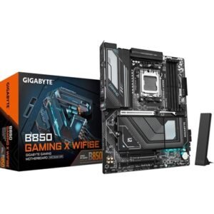 Gigabyte B850 GAMING X WIFI6E AMD AM5 Socket Motherboard, ATX, 4x DDR5 Slots, 3x M.2 Sockets, Fitted I/O Shield, 2.5GbE LAN, Wi-Fi 6E, 1x DisplayPort / 1x HDMI Porta