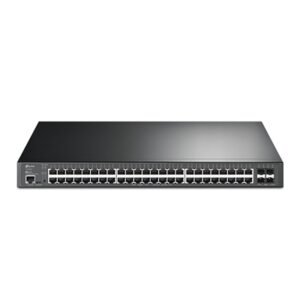 TP-Link TL-SG3452XP 48-Port L2+ Managed GbE PoE+ Access Switch w/ 4 x 10G SFP+ Ports & 3-Year Omada Hosted Cloud Controller
