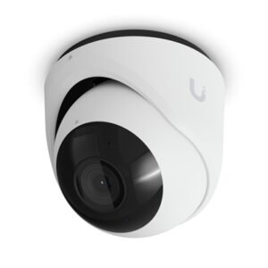 Ubiquiti UVC-G6-Turret-W All-weather, tamper-resistant 4K PoE camera with a 1/1.8" 8MP image sensor, Multi-TOPS AI Engine, and 3-axis manual adjustment for flexible installation