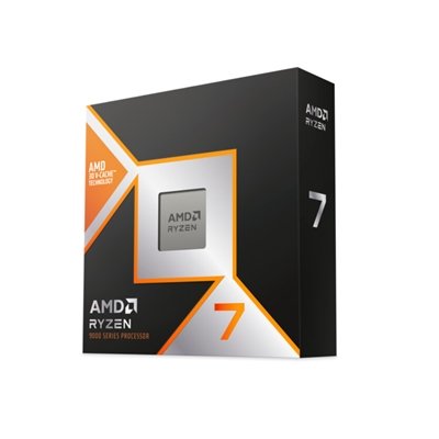 AMD Ryzen 7 9800X3D with Radeon Graphics, 8 Core AM5 Processor, 16 Threads, 4.7GHz up to 5.2GHz Boost, 104MB Cache, 120W, No Fan, Radeon Graphics