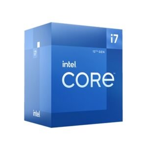 Intel Core i7 12700 12 Core Processor, 20 Threads, 2.1GHz up to 4.9GHz Turbo Alder Lake Socket LGA 1700 25MB Cache, 65W, Maximum Turbo Power 180W, Intel UHD 730 Graphic