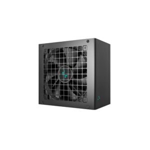 DeepCool PN850D 850W PSU, ATX 3.1, 120mm Silent High Performance Fan, 80 PLUS Gold, Non Modular, UK Plug, Flat Black Cables, Japanese Bulk Capacitors
