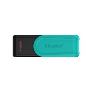 Kingston DataTraveler Exodia S DTXS/128GB USB Flash Drive, 128GB, USB 3.2, Black/Green, Swivel Cap Design