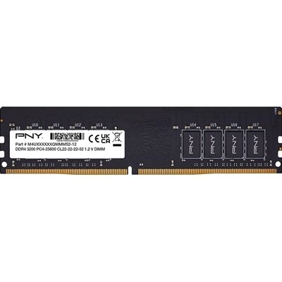 PNY Performance MD8GSD43200-SI 8GB (1x 8GB) DIMM System Memory, 3200MHz, DDR4, CL22 - Bulk
