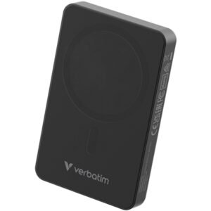Verbatim (32227) Charge 'n' Go Essentials MagSafe Power Bank  Wireless 10000mAh Black