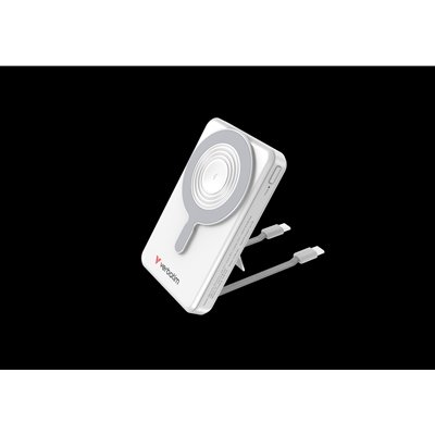 Verbatim (32273) Charge'n'Go 2C & Display MagSafe Power Bank 10000 mAh Silver