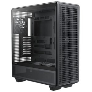 Antec 900 Full Tower PC Case, Tempered Glass Side Panel, E-ATX/ATX Support, High Airflow Design, USB 3.0 & USB-C, Black