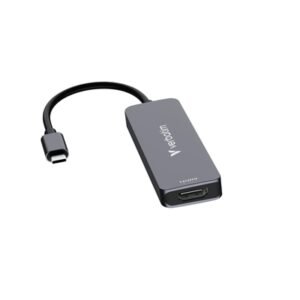 Verbatim (32155) USB-C Essentials Multiport Hub 4 Port Hub HDMI, USB-C PD, USB-A 3.2 Gen 1, USB-A, Supports Up To 100W Power Delivery