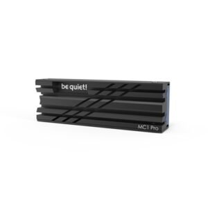 be quiet! (BZ003) MC1 Pro M.2 SSD Cooler, Integrated Heat Pipe, Single/Double Side Compatibility, 2280 Size