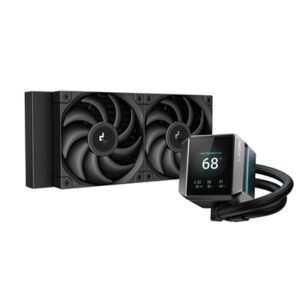 DeepCool Mystique 240 CPU Cooler, Personalized Cooling with 2.8" TFT LCD Screen and Enhanced Pump Performance, 5 year warranty