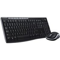 Logitech MK270 Wireless Keyboard and Mouse Combo for Windows, 2.4 GHz Wireless, Compact Mouse, 8 Multimedia and Shortcut Keys for PC and Laptop, QWERTY UK English Layout, Black - Image 2