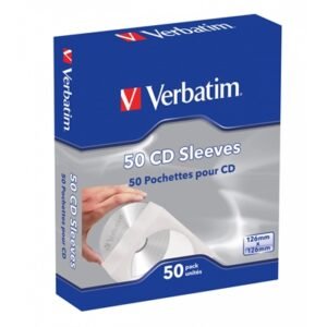 Verbatim (49992) CD-DVD Paper Sleeves 50-Pack