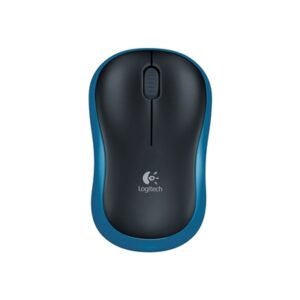 Logitech M185 Wireless Black & Blue Mouse