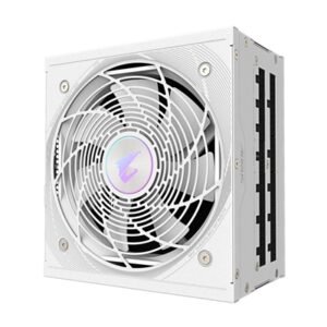 GIGABYTE AORUS ELITE P1000W 80+ Platinum Modular PCIe 5.0 ICE Power Supply - ATX 3.0 Standard, Fully Modular, Quiet 120mm Fan, Compact Design