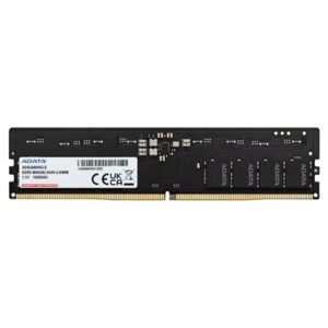 ADATA (AD5U56008G-B) 8GB (1x 8GB) DDR5 5600 U-DIMM Memory, 5600MHz, CL46, 1.1V, Limited Lifetime Warranty - Bulk