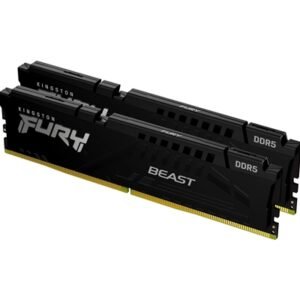 Kingston FURY Beast KF556C40BBK2-16 16GB (2x 8GB) DIMM System Memory, 5600MHz, DDR5, CL40, Black, Intel XMP