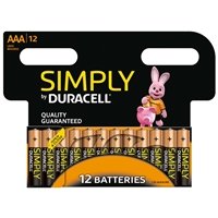 Duracell Simply Alkaline Pack of 12 AAA Batteries - Image 2