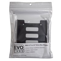 Evo Labs 2.5 INCH to 3.5 INCH Single Internal Drive Bay Adapter, Metal, for 2.5 INCH SSD/HDD - Image 2
