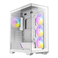 ANTEC Constellation C3 White ARGB Case, 270' Full-View Tempered Glass, Dual Chamber, Tool-Free Design, 4 x ARGB PWM Fans With Built-In Fan Controller, ATX, Micro-ATX, ITX - Image 2