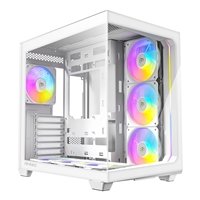 Antec Constellation C5 Mid Tower Gaming Case, 1 x USB Type-C / 2 x USB 3.0, Tempered Glass Frotn and Side Window Panel, Dual Chamber Design, 6 x Pre-Installed Reverse Fans, ATX, Micro-ATX, ITX Compatible - Image 2