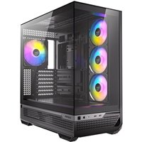Antec Constellation C7 Mid Tower Gaming Case, 1 x USB Type-C / 2 x USB 3.0, Tempered Glass Front and Side Window Panel, Vertical Airflow, 4 x Pre-Installed ARGB LED Fans, E-ATX (= 272mm), ATX, M-ATX, ITX Compatible - Image 2