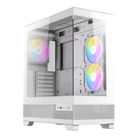 Antec CX700 Mid Tower Gaming Case, 1 x USB Type-C / 1 x USB 3.0, Tempered Glass Front and Side Window Panel, Supports Vertical Cooling, 3 x Pre-Installed RGB LED Fans, ATX, Micro-ATX, ITX Compatible - Image 2