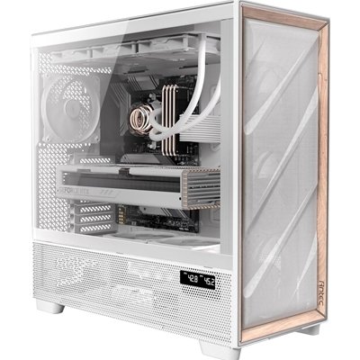 Antec Flux Pro Full Tower Gaming Case, 2 x USB 3.0 / 1 x USB Type-C Tempered Glass Side Window Panel, Antec Flux Airflow Channel, 6 Pre-Installed PWM Fans, E-ATX (=285mm), ATX, Micro-ATX, ITX Compatible