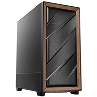 Antec FLUX SE Mid Tower Gaming Case, 1 x USB Type-C / 2 x USB 3.0, Metal Mesh with Walnu tWood Accents, 3 x Pre-Installed High-performance PWM Fans, E-ATX (=330mm), ATX, Micro-ATX, ITX Compatible - Image 2