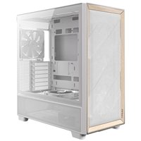 Antec FLUX Mid Tower Gaming Case, 1 x USB Type-C / 2 x USB 3.0, Tempered Glass Side Window Panel, Multi-directional Vent Design, 5 x Pre-Installed PWM Fans, E-ATX (=330mm), ATX, Micro-ATX, ITX Compatible - Image 2