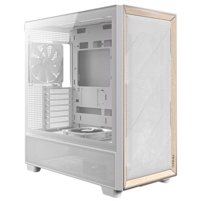 Antec FLUX Mid Tower Gaming Case, 1 x USB Type-C / 2 x USB 3.0, Tempered Glass Side Window Panel, Multi-directional Vent Design, 5 x Pre-Installed PWM Fans, E-ATX (=330mm), ATX, Micro-ATX, ITX Compatible