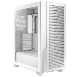 Antec P20C Mid Tower Gaming Case, 1 x USB Type-C / 2 x USB 3.0, Tempered Glass Side Window Panel, Pin-Type Metal Front with Clip-On Dust Filter, 3 x Pre-Installed PWM Fans, E-ATX, ATX, Micro-ATX, ITX Compatible