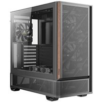 Antec P30 Air Mid-Tower Gaming Case, 1 x USB Type-C / 2 x USB 3.0, Tempered Glass Side Window Panel, Large Mesh Front with Premier Wood Accents, 3 x Pre-Installed PWM Fans, ATX, Micro-ATX , ITX Compatible - Image 2
