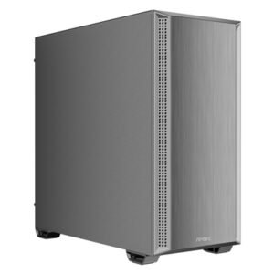 Antec P7S Mid Tower Gaming Case, 1 x USB Type-C / 2 x USB 3.0, Steel Side Panels With Sound-Dampening Foam, Dual Side Mesh Design, 4 x Pre-Installed PWM  Fans, ATX  Micro-ATX, ITX Compatible