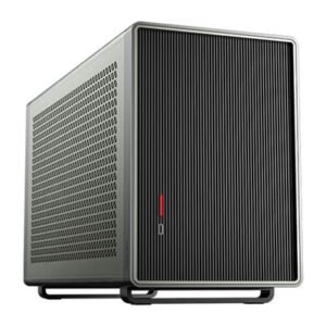 Antec Performance 1M Aventurine Mini-ITX Gaming Case, 1 x USB Type-C, Perforated Panel Design for Optimal Airflow  0 x Pre-Installed Fans,  SFX-L & SFX only, ITX Compatible