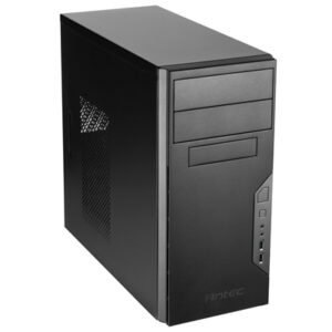 Antec VSK-3000B-U3/U2 Micro Tower Gaming Case, 1 x USB 3.0 / 1 x USB 2.0, SGCC steel, Vented Side Panel, 1 x Pre-Installed 92mm Rear Exhaust Fan, Micro-ATX, Mini-ITX Compatible