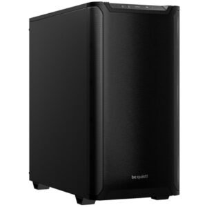 be quiet! BG073 Pure Base 501 Mid Tower Gaming Case, 1 x USB Type-C / 2 x USB 3.0, Water Cooling Ready, 2 x Pre-Installed Pure Wings 3 140mm Fans, ATX / M-ATX / Mini-ITX Compatible