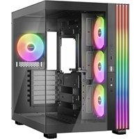 be quiet! BGW67 Light Base 600 LX Mid Tower Gaming Case, 1 x USB Type-C / 2 x USB 3.0, Tempered Glass Front & Side Window Panel, 4 x Light Wings ARGB Fans, ATX / M-ATX / Mini-ITX Compatible - Image 2