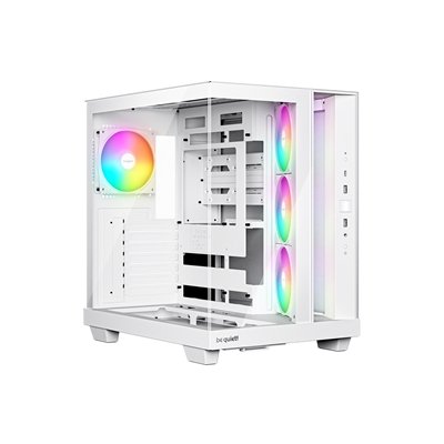 be quiet! BGW86 Light Base 500 LX Mid Tower Gaming Case, 1 x USB Type-C / 2 x USB 3.2, High Airflow ATX Case, 4x Pre-Installed ARGB Light Wings LX Fans, ATX / M-ATX / Mini-ITX Compatible
