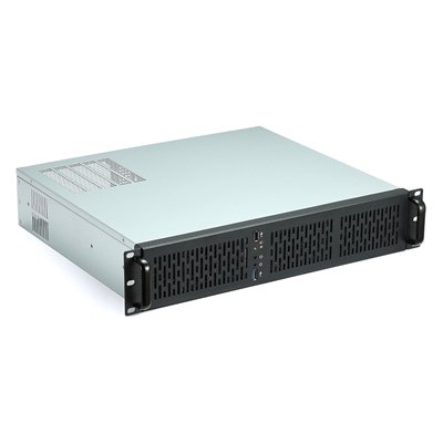 Codegen 2U400 Rackmount Server Case, 1 x USB 3.0 / 1 x USB 2.0, 380 MM Deep, 3 x 80 mm PWM Hydraulic Bearing, Micro ATX, Mini ITX Compatible