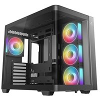 DeepCool CG530U 4F Case,Black, Mid- Tower, 2x USB 3.0, Tempered Glass Side Window Panel, ITX/Micro ATX/ATX - Image 2