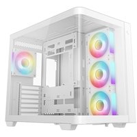 DeepCool CG530U 4F WH Case,White, Mid- Tower, 2x USB 3.0, Tempered Glass Side Window Panel, ITX/Micro ATX/ATX - Image 2